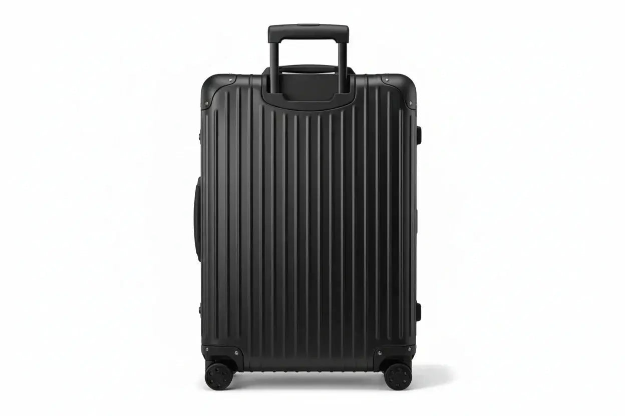 Premium Aluminum Travel Suitcase EscapeLine black