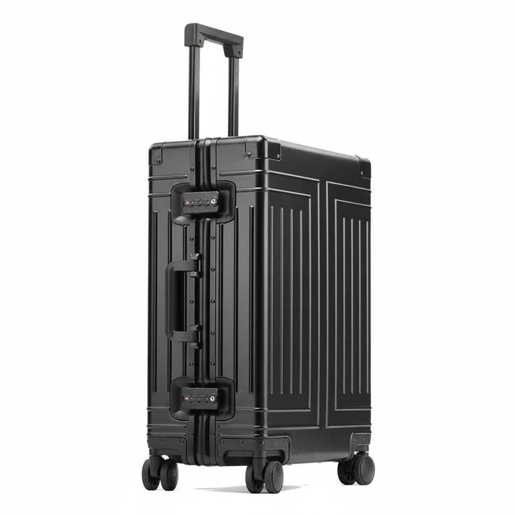Premium Aluminum Travel Suitcase